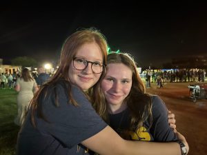 Mia Blaes (left) and Abby Roth (right)