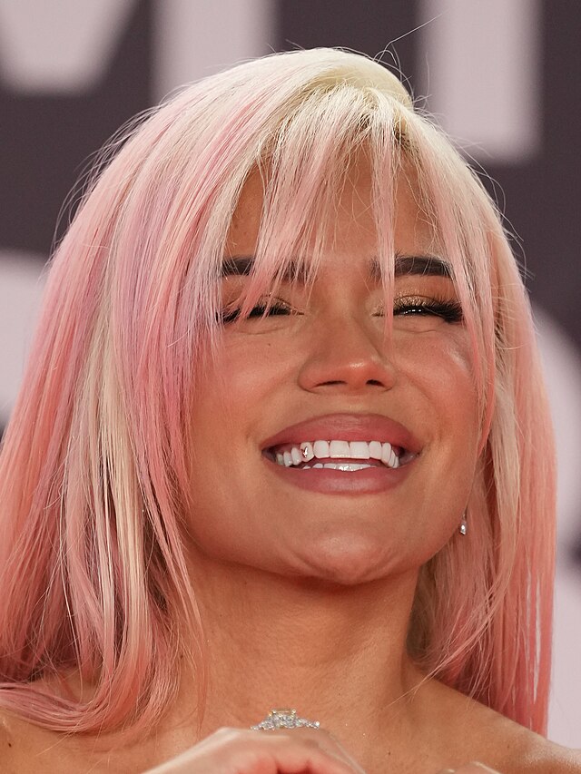 Karol G in 2023, CC BY-SA 2.0,  via Wikimedia Commons