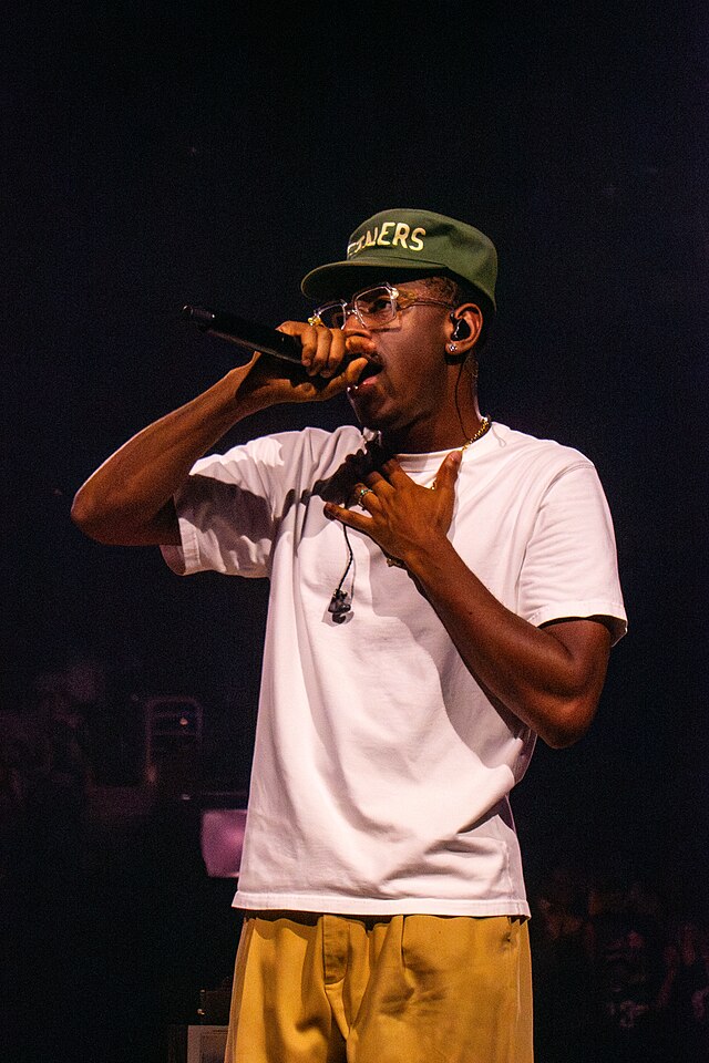 Tyler, The Creator performing in Toronto in 2025, CC BY-SA 4.0,  via Wikimedia Commons