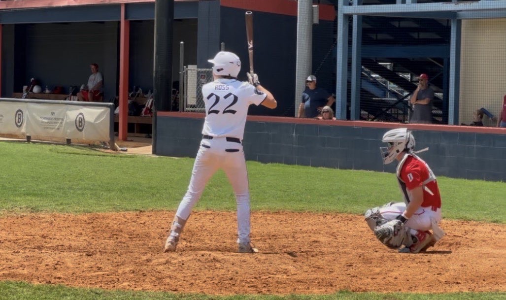Ronnie Ross gets ready to bat